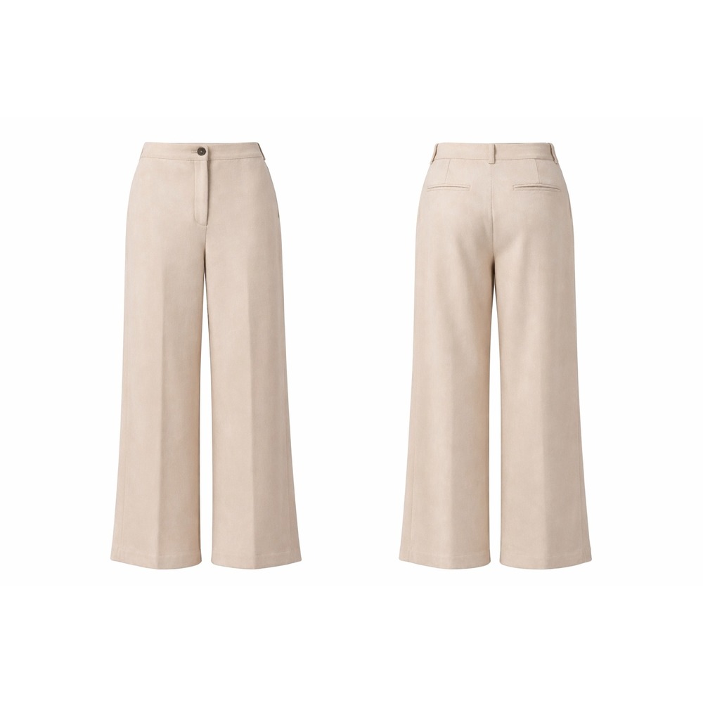 Ann Taylor Kate Womens Size 16 Wide Leg Beige Dress Pants Career‎ Office Stretch